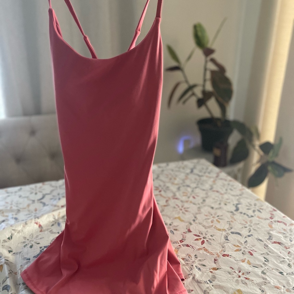 Halara  tennis dress in pink with shorts and pockets